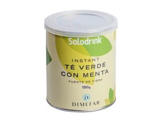 Solodrink Té Verde, Fibra, Menta Bote