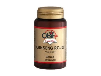 Ginseng Rojo 500mg 90cap | Complemento Obire Sin Gluten