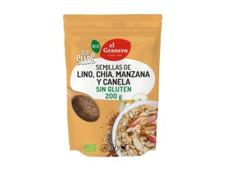 Vitaseeds semillas molidas de lino, chía, manzana y...