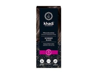 Tinte vegetal negro khadi - Brillo radiante y natural 100g