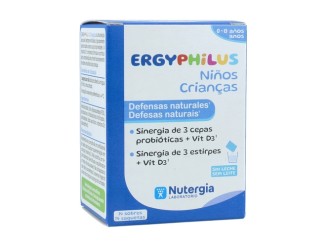Ergyphilus Niños: Probióticos y Vitamina D3 Naturales - Nutergia