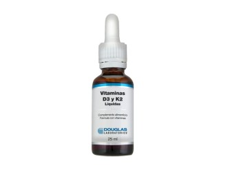 Vitamina D3 + K2 líquida 25ml | Salud ósea y cardiovascular - Douglas
