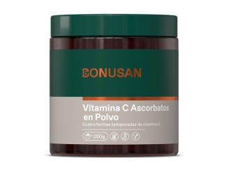 Vitamina C en polvo 250g - Sabor naranja y limón | Bonusan