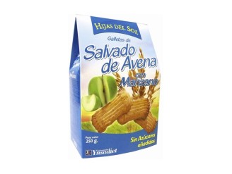 Galletas de Salvado de Avena y Manzana 250g - Hijas del Sol