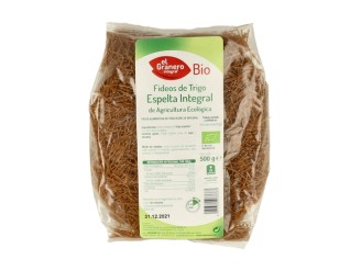 Fideos Espelta Integral Bio 500g - Saludables y Ecológicos | Granero