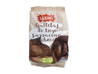 Galleta de trigo sarraceno con chocolate Bio
