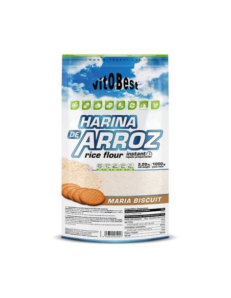 Harina de arroz galleta 1 kg de polvo VIT.O.BEST