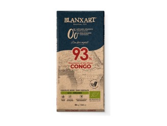 Chocolate negro 93% Congo Eco (0% azúcares añadidos)