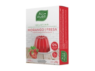 Gelatina fresa zero