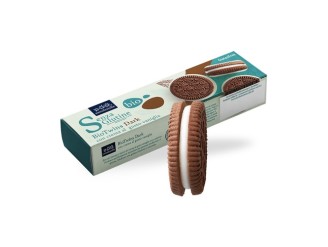 Galleta biotwins dark crema vainilla sin gluten