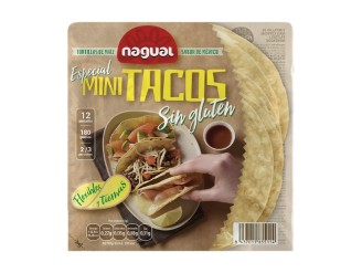 Tortilla de maíz especial mini tacos sin gluten