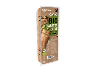 Pan ciabatta con aceitunas sin gluten