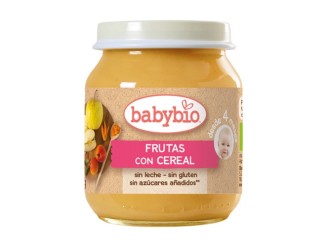 Tarrito frutas con cereales 4m+