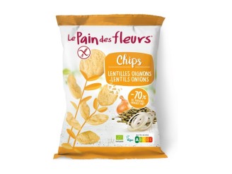Chips de lenteja y cebolla Bio