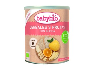 Papilla cereales y 3 frutas +6m