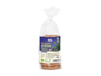 Galletas de avena con moras y cáñamo Bio