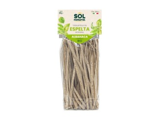 Tagliatelle de espelta integral con albahaca Bio