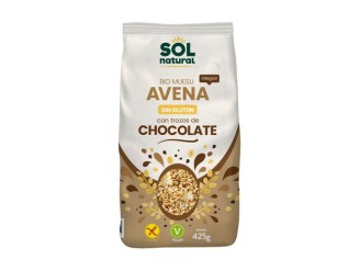 Muesli de avena sin gluten con chocolate Bio