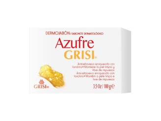 Jabón Azufre 100g Grissi: Limpia Piel Grasa y Purifica  