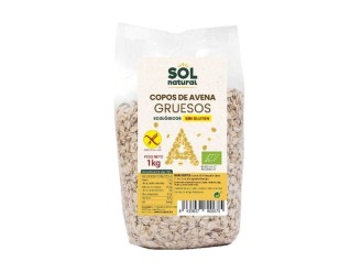 Copos de avena integral gruesos sin gluten formato...