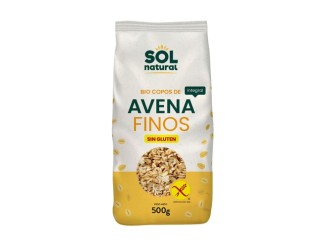 Copos de avena integral finos sin gluten Bio