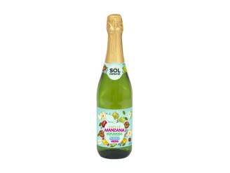 Espumoso de manzana sin alcohol