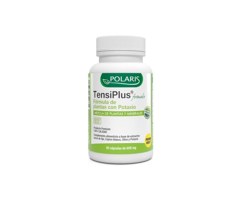 Tensiplus Ajo y Espino Blanco 30 cápsulas de 600mg Polaris