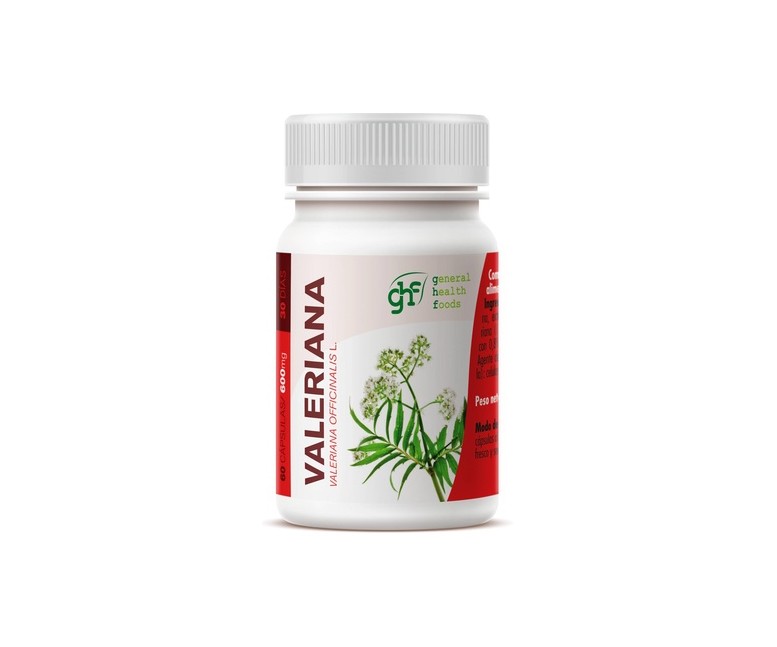 Valeriana 600mg 60 cápsulas de 600mg GHF