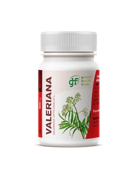 Valeriana 600mg 60 cápsulas de 600mg GHF Valeriana 600mg 60 cápsulas de 600mg GHF