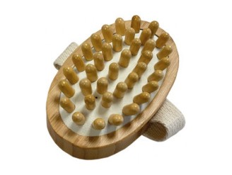 Cepillo Masaje Anticelulitis Bambú - Reduce Celulitis Naturalmente