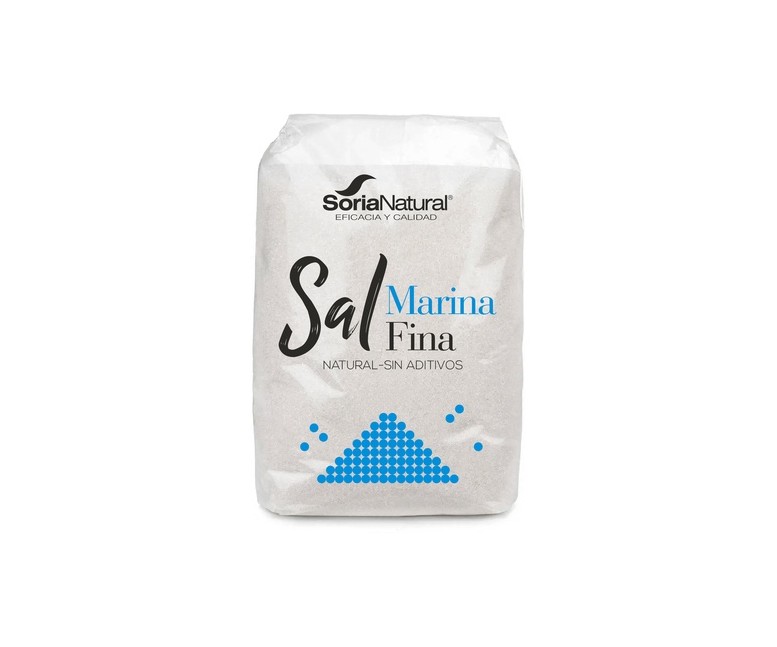 Sal marina fina 1 kg Soria Natural