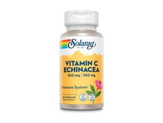 Vitamina C + Equinácea 300mg - Refuerza tu Inmunidad | Solaray