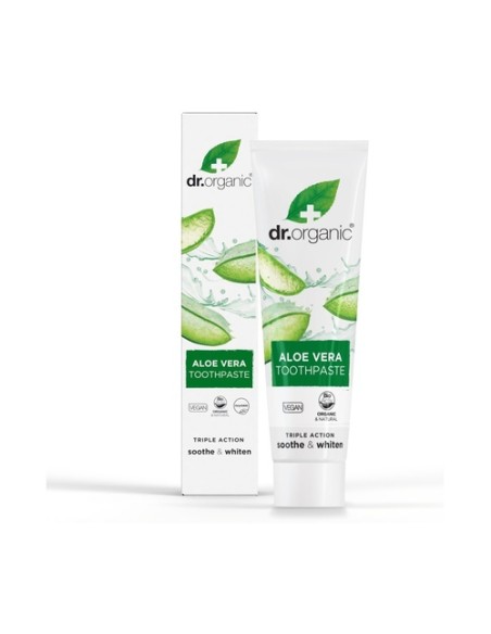 Pasta Dental Aloe Vera Orgánico 100 ml Dr. Organic Pasta Dental Aloe Vera Orgánico 100 ml Dr. Organic