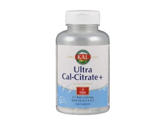 Ultra Cal-Citrate+K2: Calcio, Magnesio y Vitaminas Essenciales - Kal