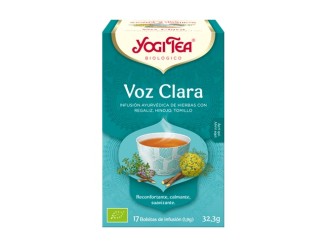 Infusión Ayurvédica Voz Clara - Yogi Tea 17 Sobres Bio-Eco