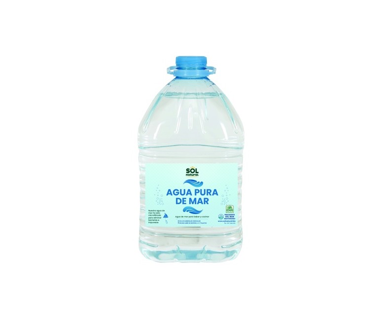 Agua de mar garrafa 5 L Sol Natural