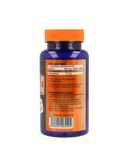 Vitamina C 60 cápsulas Mega Plus