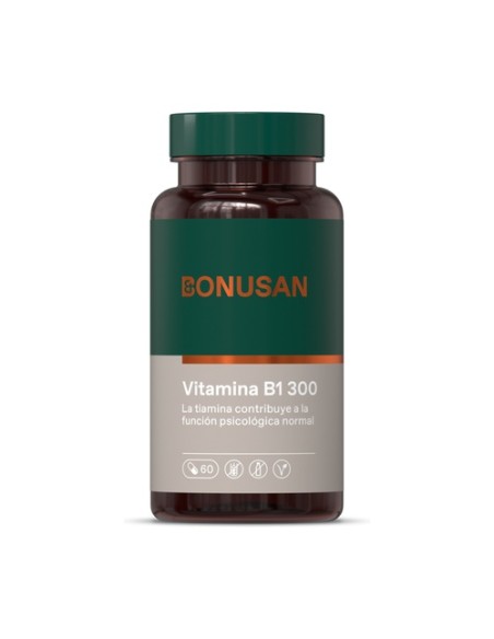 Vitamina B1 (Tiamina 300 mg) 60 cápsulas Bonusan Vitamina B1 (Tiamina 300 mg) 60 cápsulas Bonusan