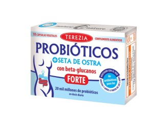 Probiotico Seta Ostras Terezia - Apoyo Digestivo Natural 10cap