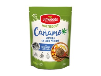 Semillas molidas de cáñamo lino y chía Bio
