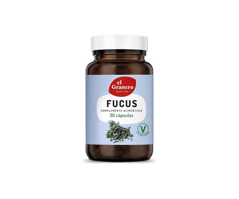 Fucus 30 cápsulas de 510mg El Granero Integral