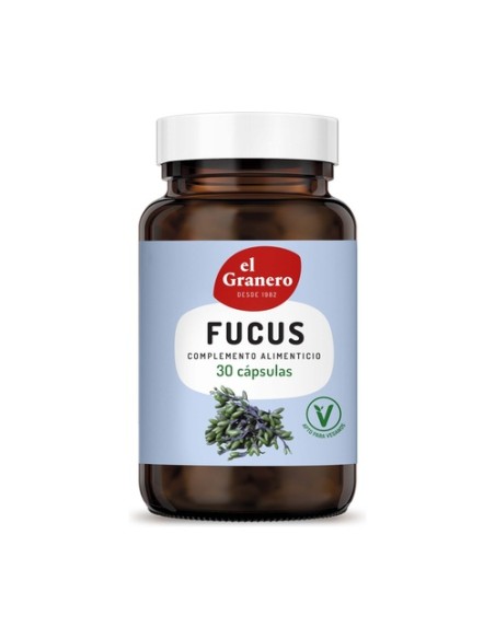 Fucus 30 cápsulas de 510mg El Granero Integral Fucus 30 cápsulas de 510mg El Granero Integral