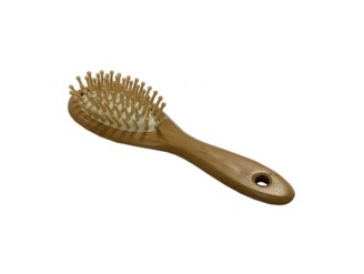 Cepillo Cabello Bambú Pequeño NaturaBIO - Suavidad Natural Zero Waste