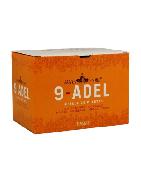 Infusión Adelgazante 9 Santa Flora 20 bolsitas infusoras de 1.5g Dimefar
