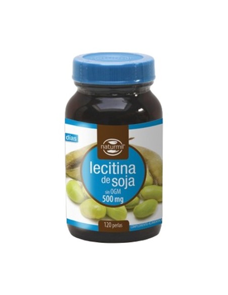 Lecitina de Soja 120 perlas de 500mg Naturmil Lecitina de Soja 120 perlas de 500mg Naturmil