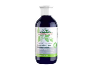 Champú Henna Indigo Blanco y Gris