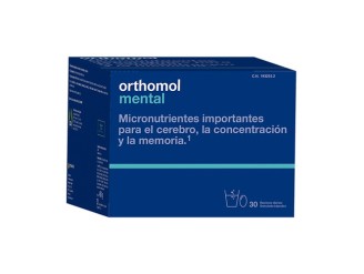 Orthomol Mental 30 Sobres - Rendimiento Intelectual Óptimo