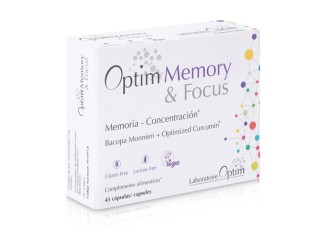 Optim Memory & Focus 45cap - Mejora tu Memoria y Concentración