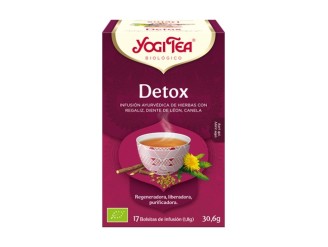 Yogi Tea Detox Bio - Infusión Ayurvédica Renovadora 17 Sobres