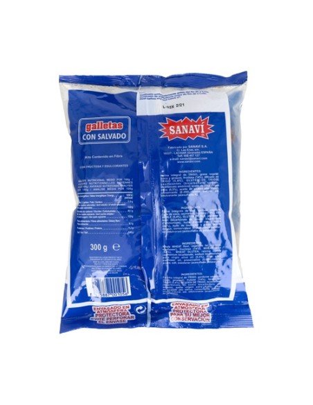 Galletas con salvado 300 g Sanavi